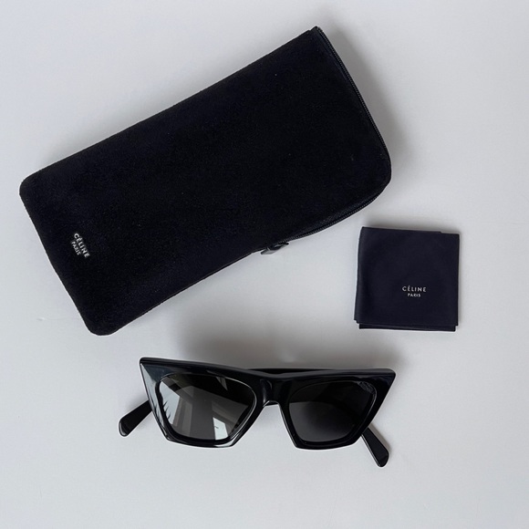 CÉLINE EDGE CL 41468/S BLACK SUNGLASSES
PHOEBE PHILO - Picture 7 of 16